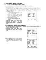 Preview for 16 page of Panasonic WVCP160 - COLOR CCTV CAMERA Operating Instructions Manual