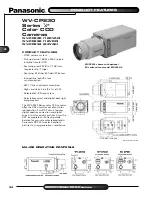 Panasonic WVCP230 - CCD 120V Specifications предпросмотр