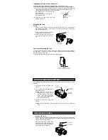 Предварительный просмотр 4 страницы Panasonic WVCP460 - COLOR CCTV CAMERA Operating Instructions Manual