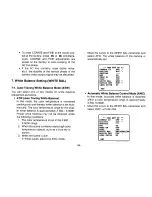 Preview for 36 page of Panasonic WVCPR650 - CCTV CAMERA Operating Instructions Manual