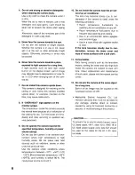 Preview for 6 page of Panasonic WVCS554 - COLOR CAMERA Operating Instructions Manual