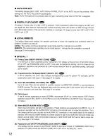 Preview for 12 page of Panasonic WVCS554 - COLOR CAMERA Operating Instructions Manual