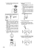 Preview for 112 page of Panasonic WVCS554 - COLOR CAMERA Operating Instructions Manual