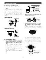 Preview for 14 page of Panasonic WVCS574 - COLOR CCTV CAMERA Operating Instructions Manual