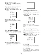 Preview for 29 page of Panasonic WVCS574 - COLOR CCTV CAMERA Operating Instructions Manual