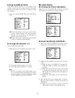 Preview for 42 page of Panasonic WVCS574 - COLOR CCTV CAMERA Operating Instructions Manual