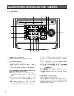 Предварительный просмотр 7 страницы Panasonic WVCU161C - SYSTEM CONTROLLER Operating Instructions Manual