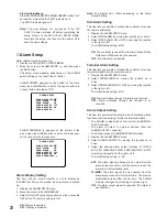 Предварительный просмотр 20 страницы Panasonic WVCU161C - SYSTEM CONTROLLER Operating Instructions Manual