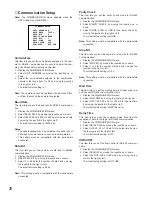 Предварительный просмотр 25 страницы Panasonic WVCU161C - SYSTEM CONTROLLER Operating Instructions Manual