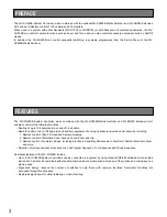 Preview for 3 page of Panasonic WVCU550B - SYSTEM CONTROLLER Operating Instructions Manual