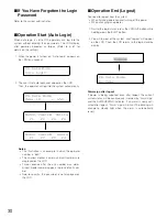 Preview for 30 page of Panasonic WVCU650 - SYSTEM CONTROLLER ADDENDUM Operating Instructions Manual