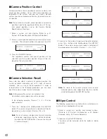 Preview for 42 page of Panasonic WVCU650 - SYSTEM CONTROLLER ADDENDUM Operating Instructions Manual