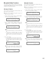 Preview for 69 page of Panasonic WVCU650 - SYSTEM CONTROLLER ADDENDUM Operating Instructions Manual