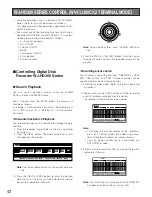 Preview for 120 page of Panasonic WVCU650 - SYSTEM CONTROLLER ADDENDUM Operating Instructions Manual