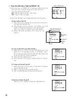 Preview for 18 page of Panasonic WVCW864 - DOME CAMERA Operating Instructions Manual