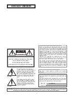 Preview for 2 page of Panasonic WVCW864A - DOME CAMERA Operating Instructions Manual