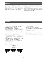 Предварительный просмотр 6 страницы Panasonic WVCW864A - DOME CAMERA Operating Instructions Manual