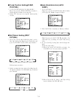 Preview for 23 page of Panasonic WVCW864A - DOME CAMERA Operating Instructions Manual