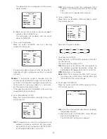 Preview for 24 page of Panasonic WVCW864A - DOME CAMERA Operating Instructions Manual