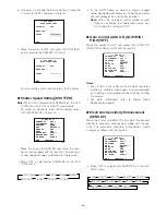 Preview for 36 page of Panasonic WVCW864A - DOME CAMERA Operating Instructions Manual