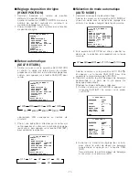 Preview for 77 page of Panasonic WVCW864A - DOME CAMERA Operating Instructions Manual