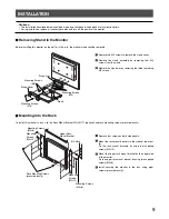 Предварительный просмотр 9 страницы Panasonic WVLC1710 - LCD MONITOR Operating Instructions Manual