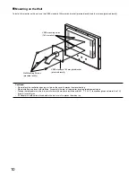 Предварительный просмотр 10 страницы Panasonic WVLC1710 - LCD MONITOR Operating Instructions Manual