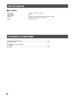 Предварительный просмотр 22 страницы Panasonic WVLC1710 - LCD MONITOR Operating Instructions Manual