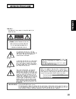 Предварительный просмотр 23 страницы Panasonic WVLC1710 - LCD MONITOR Operating Instructions Manual