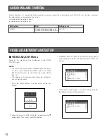 Preview for 14 page of Panasonic WVLD1500 - 15" LCD Monitor Operating Instructions Manual