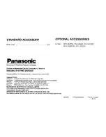 Preview for 14 page of Panasonic WVMG14 - CCTV CAMERA Operating Instructions Manual