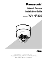 Preview for 1 page of Panasonic WVNF302 - NETWORK CAMERA Installation Manual