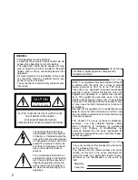 Preview for 2 page of Panasonic WVNF302 - NETWORK CAMERA Installation Manual