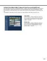 Preview for 23 page of Panasonic WVNF302 - NETWORK CAMERA Setup Instructions
