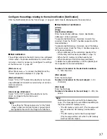 Preview for 37 page of Panasonic WVNF302 - NETWORK CAMERA Setup Instructions