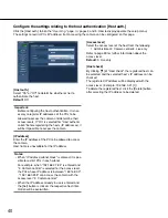 Preview for 40 page of Panasonic WVNF302 - NETWORK CAMERA Setup Instructions