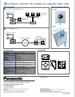 Предварительный просмотр 6 страницы Panasonic WVNM100 - NETWORK COLOR CAMERA Brochure & Specs