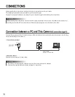 Preview for 12 page of Panasonic WVNM100 - NETWORK COLOR CAMERA Operating Instructions Manual