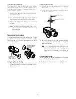 Preview for 9 page of Panasonic WVNP472 - COLOR CCTV CAMERA Operating Instructions Manual