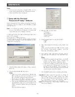 Предварительный просмотр 15 страницы Panasonic WVNS324 - NETWRK CLR DOME CAME Operating Instructions Manual