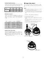 Предварительный просмотр 13 страницы Panasonic WVNW474S - COLOR CCTV CAMERA Operating Instructions Manual