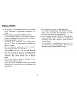 Preview for 5 page of Panasonic WVPS11B - CAMERA DRIVE UNIT Operating Instructions Manual