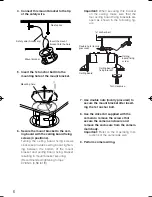 Preview for 6 page of Panasonic WVQ169 - CCTV CEILING MOUNT BRACKET Instructions Manual