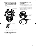 Preview for 7 page of Panasonic WVQ169 - CCTV CEILING MOUNT BRACKET Instructions Manual