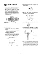 Preview for 11 page of Panasonic WVRC100 - BROADCAST RECEIVER Operating Insructions & Installation Manual