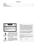 Preview for 2 page of Panasonic WVRC150 - CONTROLLER Operating Instructions & Installation Manual