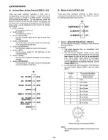 Предварительный просмотр 11 страницы Panasonic WVRC150 - CONTROLLER Operating Instructions & Installation Manual