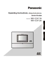 Preview for 1 page of Panasonic WX-CC411A Operating Instructions Manual