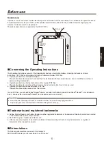 Preview for 5 page of Panasonic WX-CC411A Operating Instructions Manual