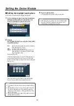 Preview for 10 page of Panasonic WX-CC411A Operating Instructions Manual